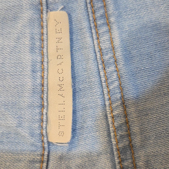 Stella McCartney Light Blue Kids Denim Shorts - Picture 12 of 12